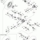 Outlander 500 XT 4 X 4 07- drive system, front xt