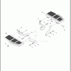 FLTRXSE 1TC6 CVO ROAD GLIDE (2025) FOOTBOARDS, RIDER