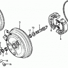 ATC185S 185 / 200  front brake panel 83