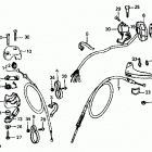 ATC185S 185s / 200 control levers @ cables  @ switches 83