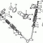 ATC185S Распредвал и клапана