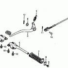 ATC185S Step @ brake pedal  @ gearshift pedal