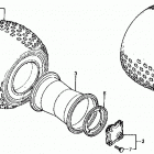 ATC185S 185s / 200 rear wheel 83