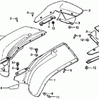 ATC185 185 / 200  rear fender 80-83