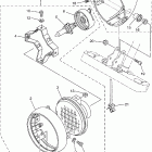 V STAR 650 MIDNIGHT CUSTOM-XVS65XC-B/XVS65X-B Фара