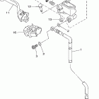 YZ450FX Главный тормозной цилиндр,передний