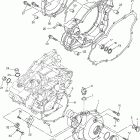 WR250FW Крышка картера двигателя