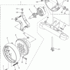 V STAR 1100 CUSTOM-XVS11XC-B/XVS11X-B Фара