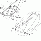 TTR125LX Боковая панель