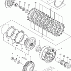 V STAR 1300-XVS13AX/XVS13AXC Сцепление