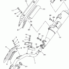 XT250X/XT250XC Выхлопная система