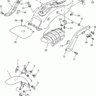 V STAR 650 MIDNIGHT CUSTOM-XVS65XC-B/XVS65X-B Крыло