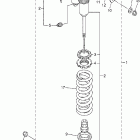 WR250FX Задняя подвеска