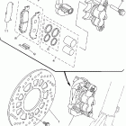 XT250X/XT250XC Передний тормозной суппорт