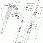 TTR125LX Передняя вилка