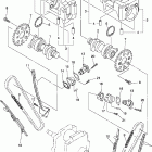 V STAR 1300-XVS13AWC/XVS13AW Цепь механизма газораспределения