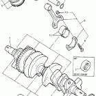 YZF600 Коленчатый вал и Поршень