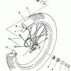 YZ85 Переднее колесо
