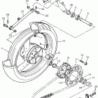 YZF600 Заднее колесо