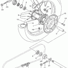YZ125V Заднее колесо