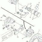 YZ85 Задний суппорт тормозной