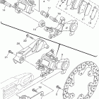 WR450FW Задний суппорт тормозной
