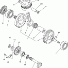 YZ250FW Коленчатый вал и Поршень