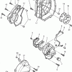 YZF600 Крышка картера двигателя