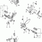 YZF600 Подножки