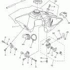 YZ85W1 Топливный бак