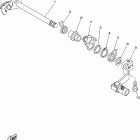 YZ85 Вал переключения