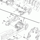 YZ450FW Задний суппорт тормозной