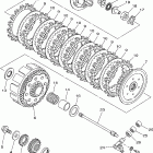 YZ250 Сцепление