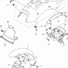 V STAR 1100 CUSTOM-XVS11WC/XVS11W Крыло