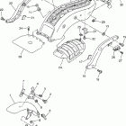 V STAR 650 CUSTOM CA-XVS65WC/XVS65W Крыло