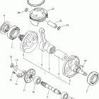 YZ450FW Коленчатый вал и Поршень