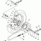 YZ85 Заднее колесо