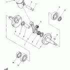 YZ85 Коленчатый вал и Поршень