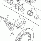 YZF600 Задний суппорт тормозной