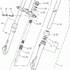 PW80 Передняя вилка