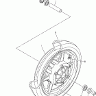 V STAR SILVERADO-XVS11ATXC/XVS11ATX Переднее колесо