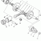 PW80 Коленчатый вал и Поршень