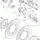 V STAR 1100 MIDNIGHT CUSTOM-XVS11VC/XVS11V Передний тормозной суппорт