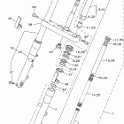 V STAR 650 MIDNIGHT CUSTOM-XVS65XC-B/XVS65X-B Передняя вилка