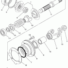 V STAR 650 MIDNIGHT CUSTOM-XVS65XC-B/XVS65X-B Промежуточный ведущий вал