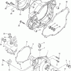 WR250F Крышка картера двигателя