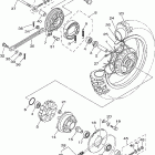 TTR90EV Заднее колесо