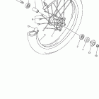 WR450FW Переднее колесо