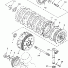 V STAR 650 MIDNIGHT CUSTOM-XVS65XC-B/XVS65X-B Сцепление