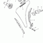 WR250FW Цепь механизма газораспределения